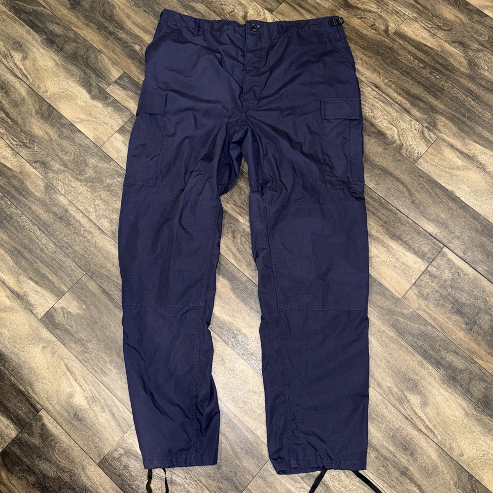 PROPPER Tactical Pants Cargo Utility Ripstop Adjustable Men's Sz XL/L Navy Blue